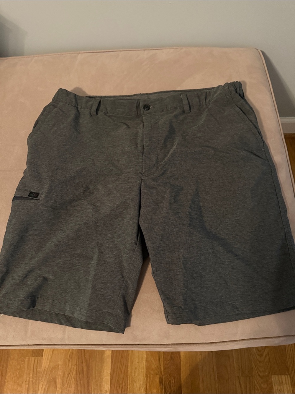 Greg Norman Collection Charcoal Athletic Performance Shorts